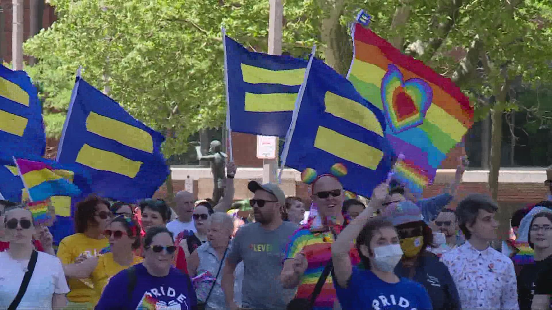 Pride celebration in Cleveland