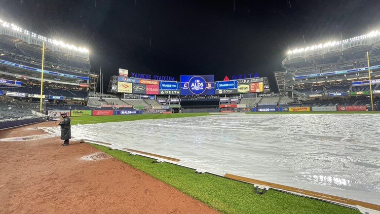Game 5 of ALDS between Cleveland Guardians and New York Yankees postponed until Tuesday due to weather