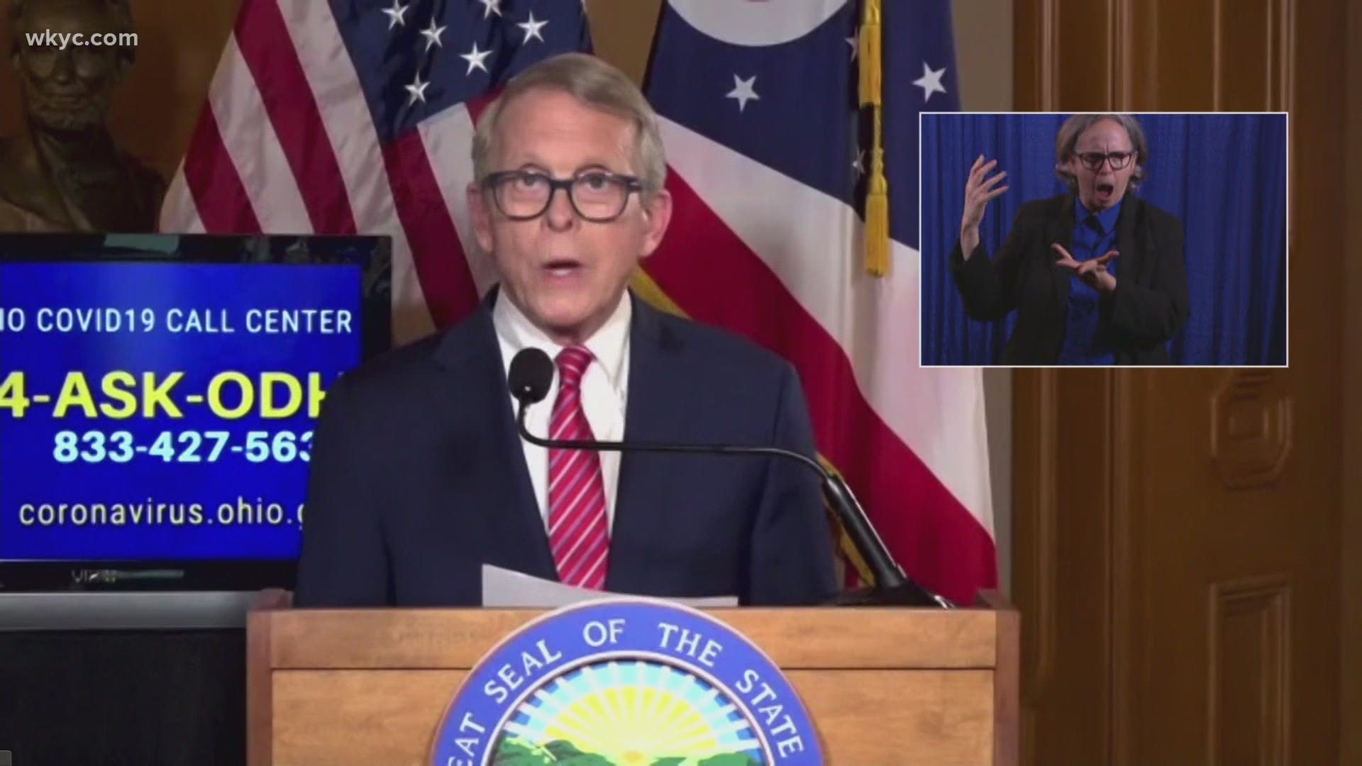 According to Ohio Governor Mike DeWine, 2.76 million people have signed up for the state's $1 million Vax-A-Million lottery.