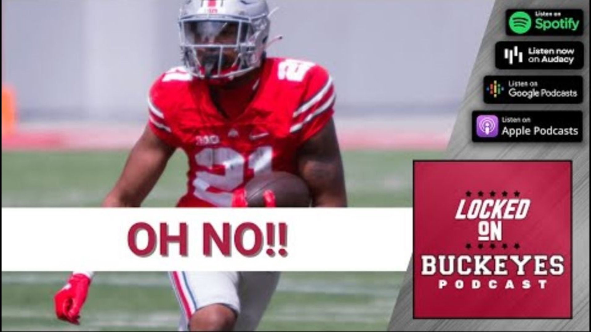 Ohio State running back Evan Pryor is expected to miss the 2022 season after suffering a knee injury during training camp.