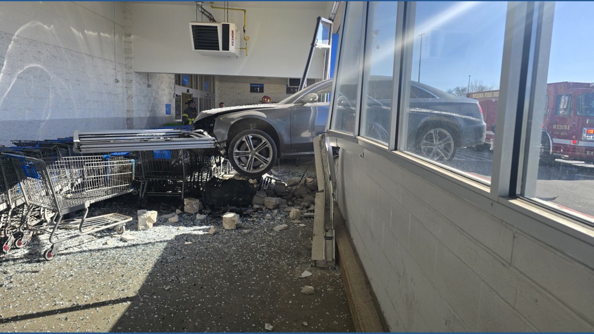 Car crashes into Walmart store in northeast Ohio: See photos and video ...