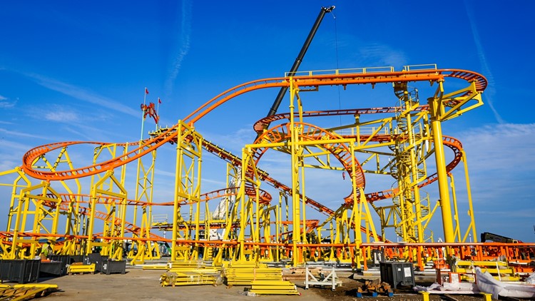 Wild Mouse roller coaster track completed at Cedar Point: See the photos