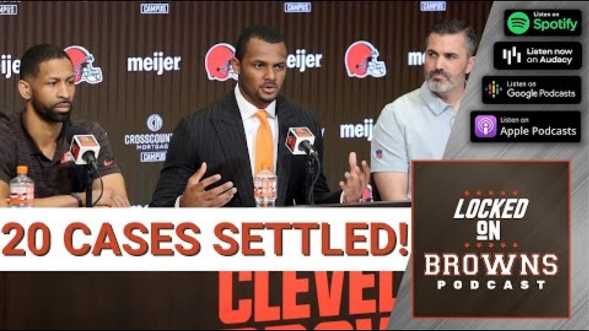 Garrett Bush of the Ultimate Cleveland Sports Show and Jeff Lloyd of the Locked On Browns podcast discuss the latest news in the Deshaun Watson civil case.