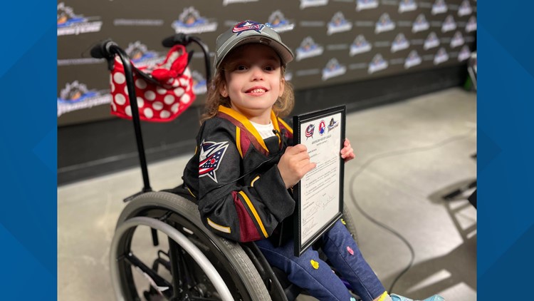Cleveland Monsters and A Special Wish help 6-year old Mentor girl's dream come true