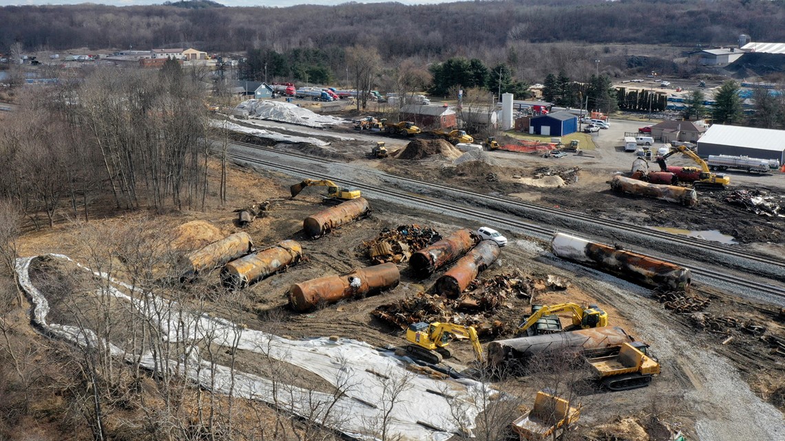 EPA didn't declare a public health emergency after fiery Ohio derailment