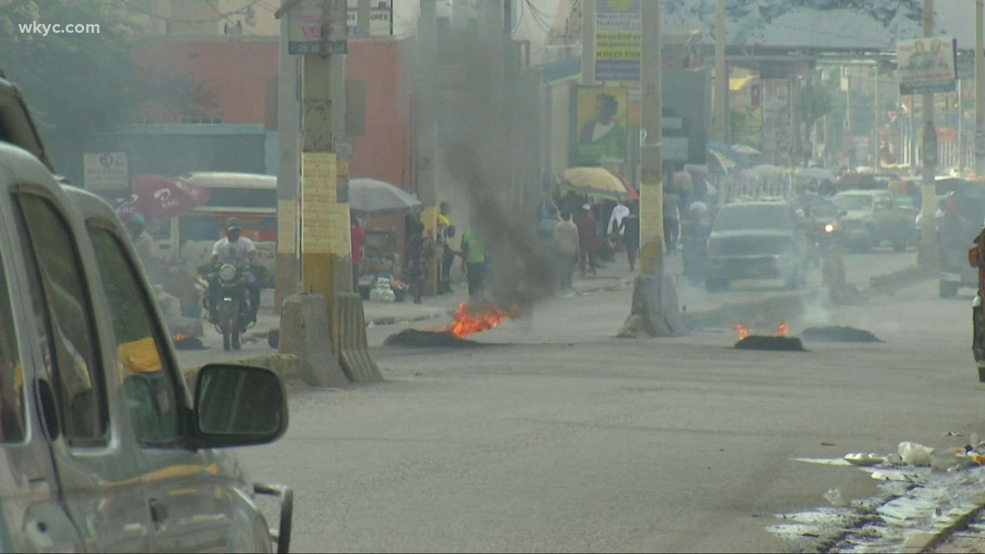 The twelve adults and five children are there are on a humanitarian mission and were abducted while visiting an orphanage east of Port-au-Prince. Mark Naymik reports