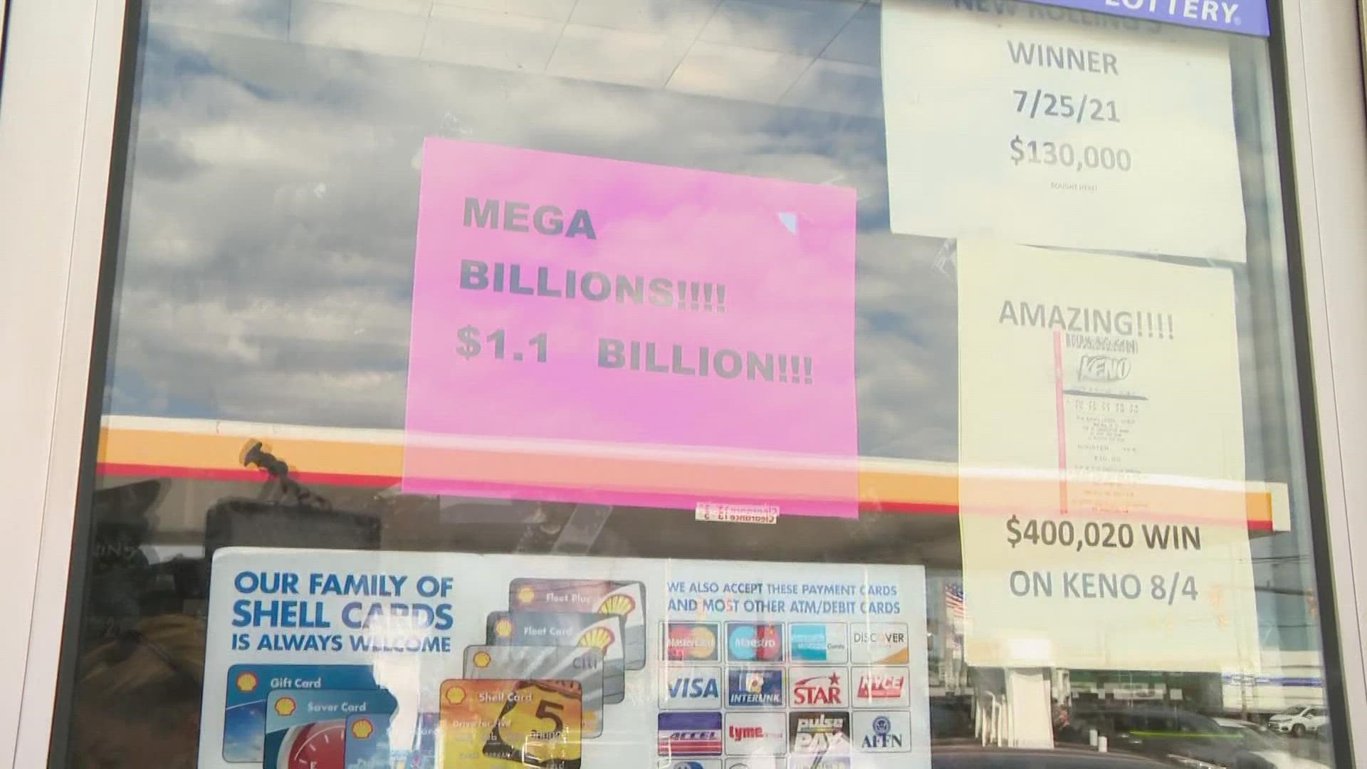 Mega Millions has gone up even higher!  A $1.28 billion lottery prize will be on the line during Friday night's drawing for Mega Millions.