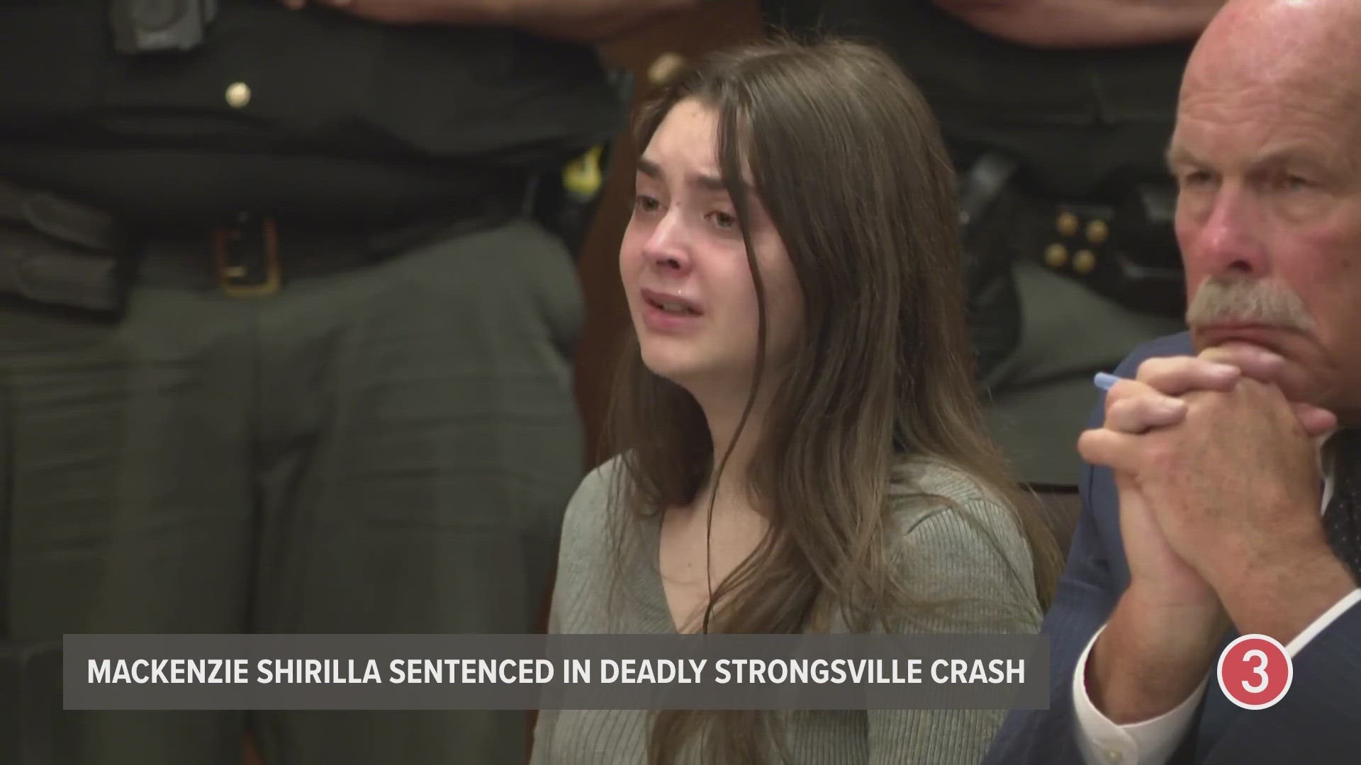 Mackenzie Shirilla has been sentenced to 15-years-to-life in prison for the deadly crash that killed 20-year-old Dominic Russo and 19-year-old Davion Flanagan.