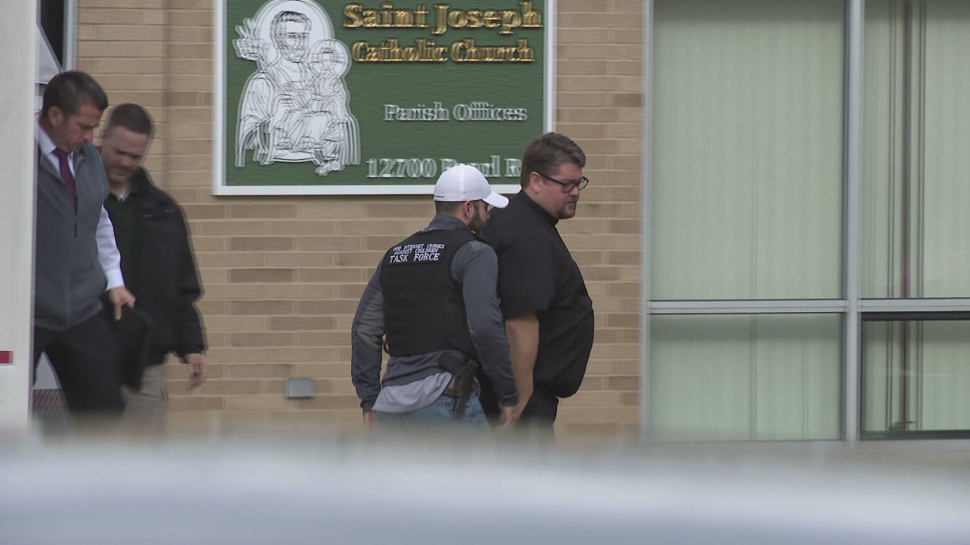 A Strongsville area priest was arrested at St. Joseph Catholic Church in connection to a child pornography case.