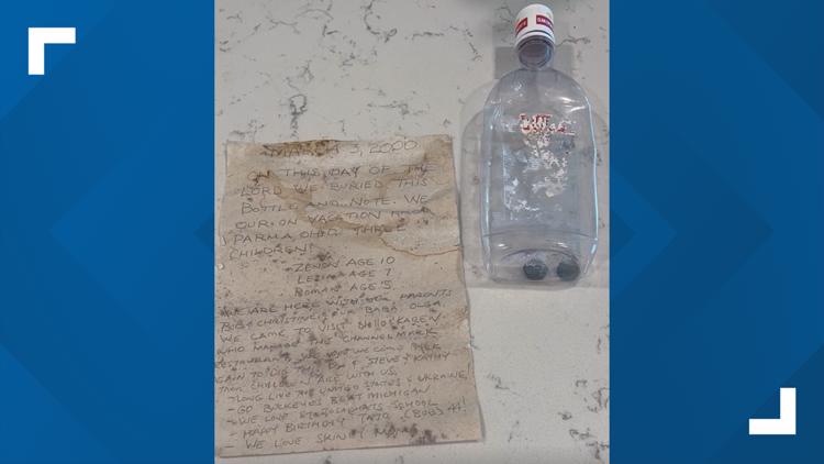 'Just a wild story': Message in a bottle finds unbelievable way home to Parma family