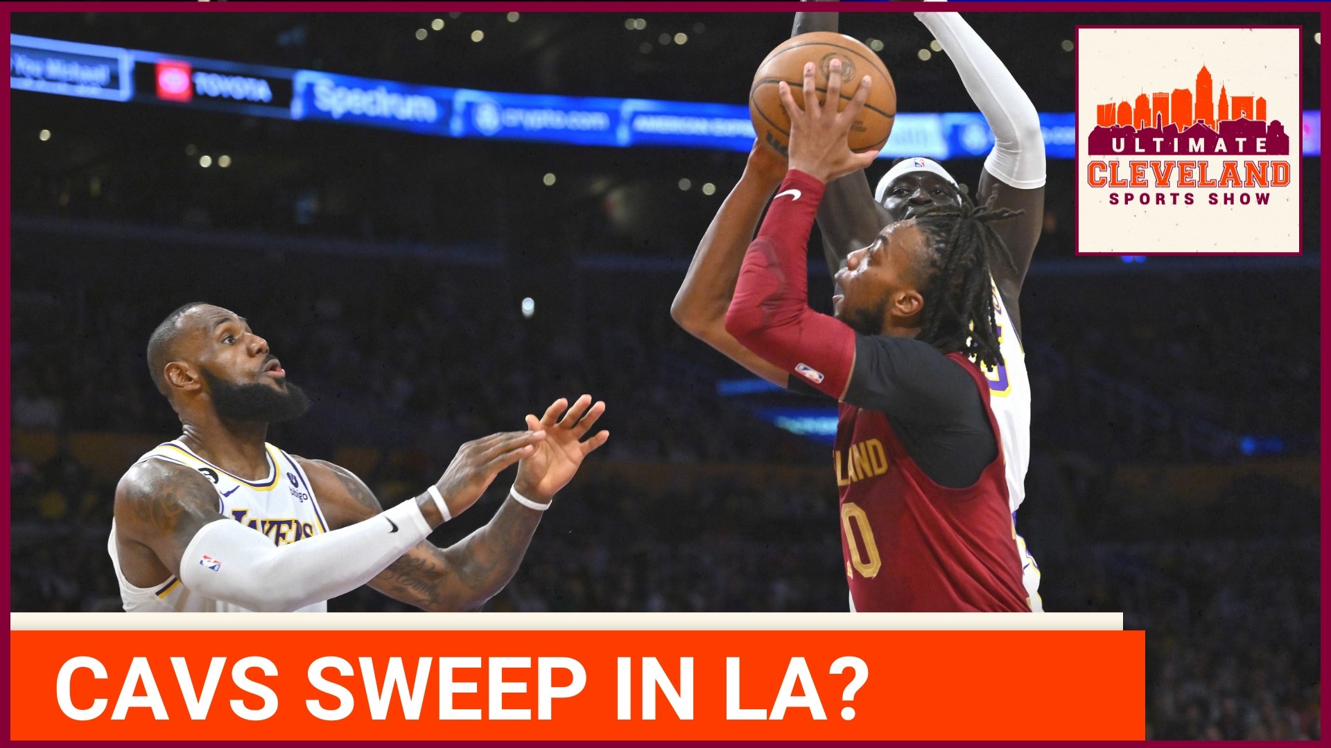 The Cleveland Cavaliers are on a 8-game win streak. Can they sweep in LA to make it nine in a row?