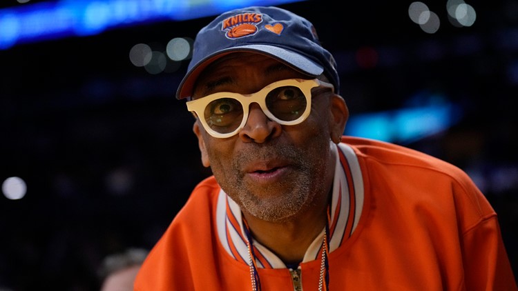 LOOK: New York Knicks superfan Spike Lee attends playoff game against Cleveland Cavaliers