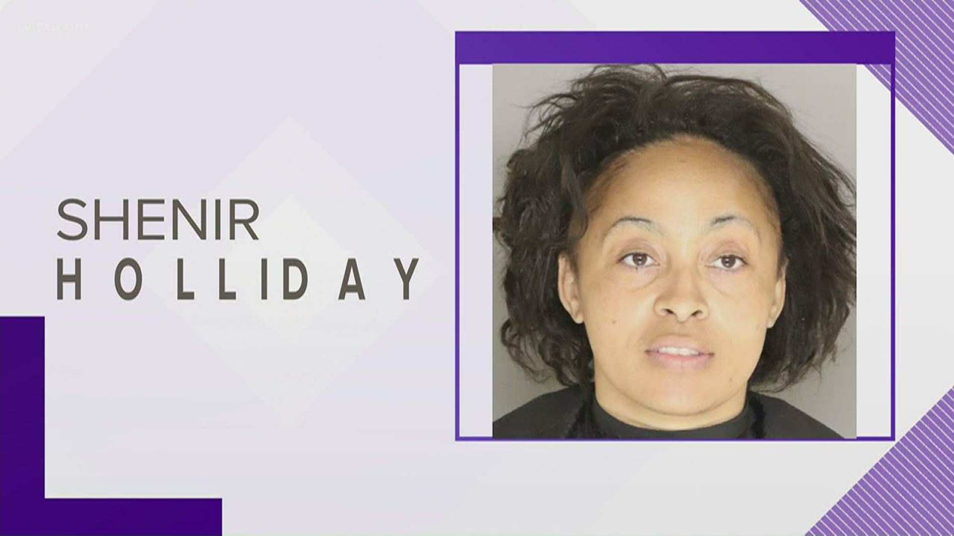 Shenir Holliday was arrested and her bond was set at $100K and she has been ordered to be tested for COVID-19