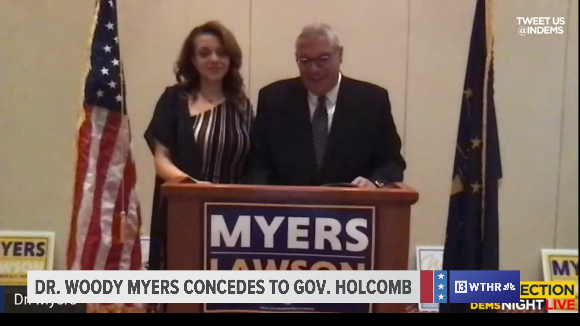 Dr. Myers spoke on a Democrat live feed on Tuesday evening.