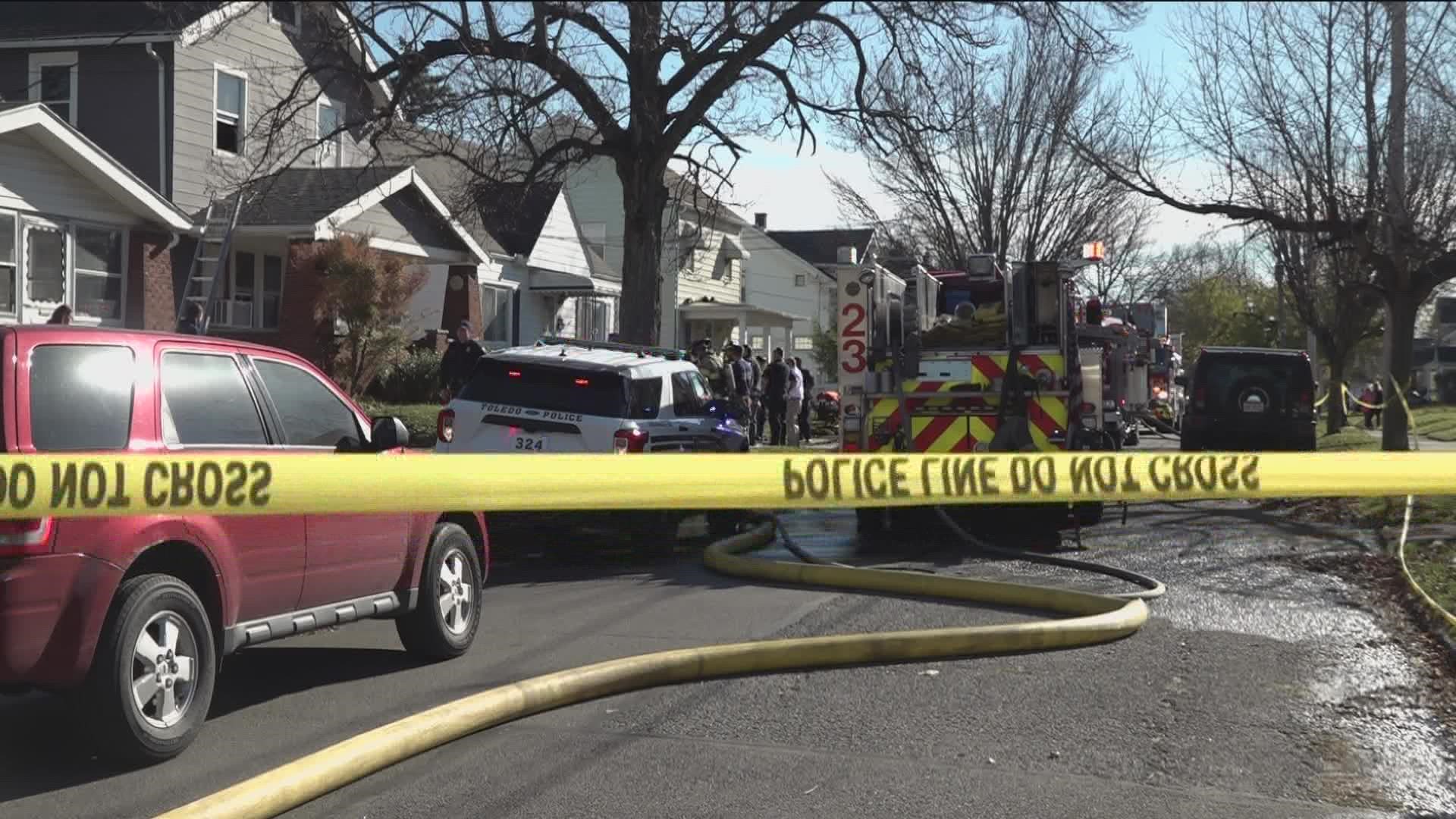 The bodies of a man and woman were recovered during a house fire on Leybourn Avenue Wednesday. The coroner's office ruled the deaths a homicide and a suicide.