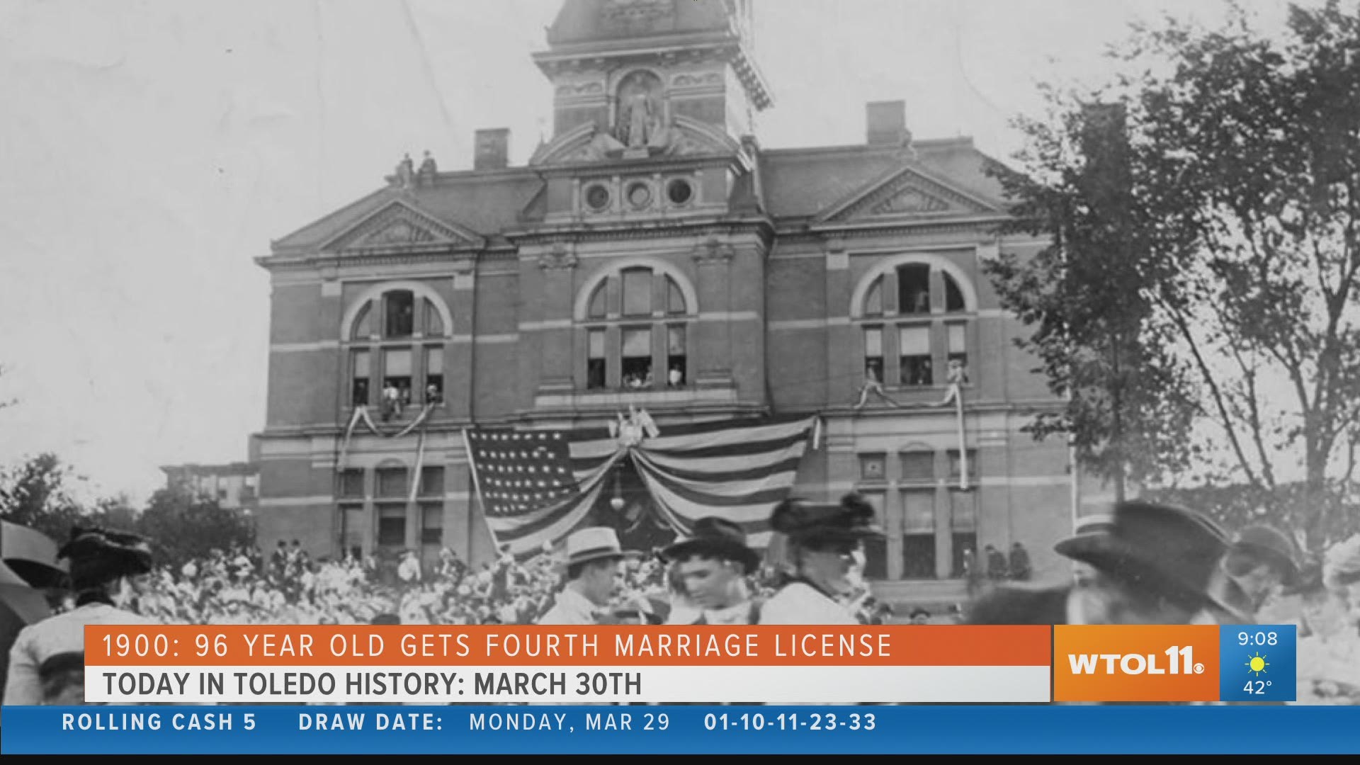 What happened today in Toledo History? Find out on this special segment