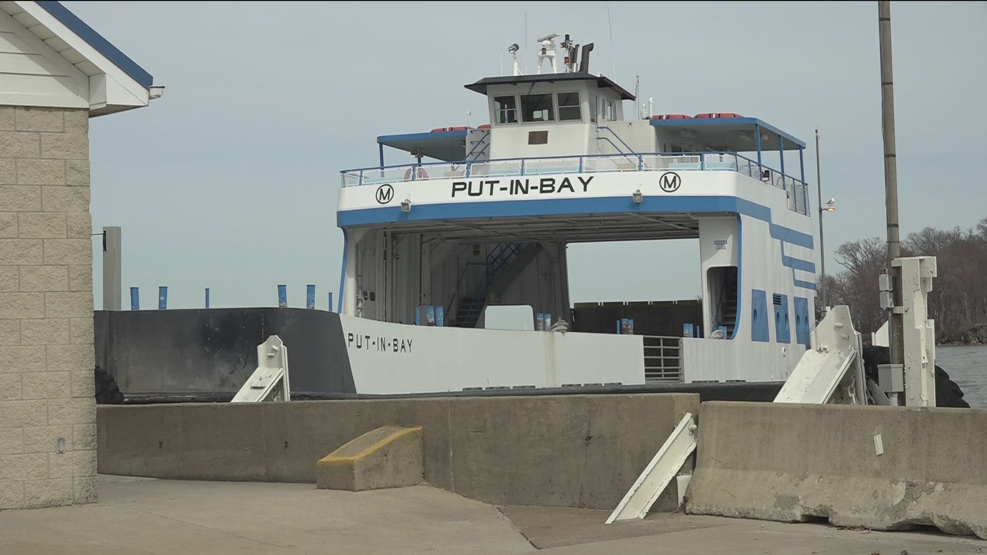 For the second straight year, Miller Ferry is launching its season early due to warmer-than-usual temperatures and a lack of Lake Erie ice cover.