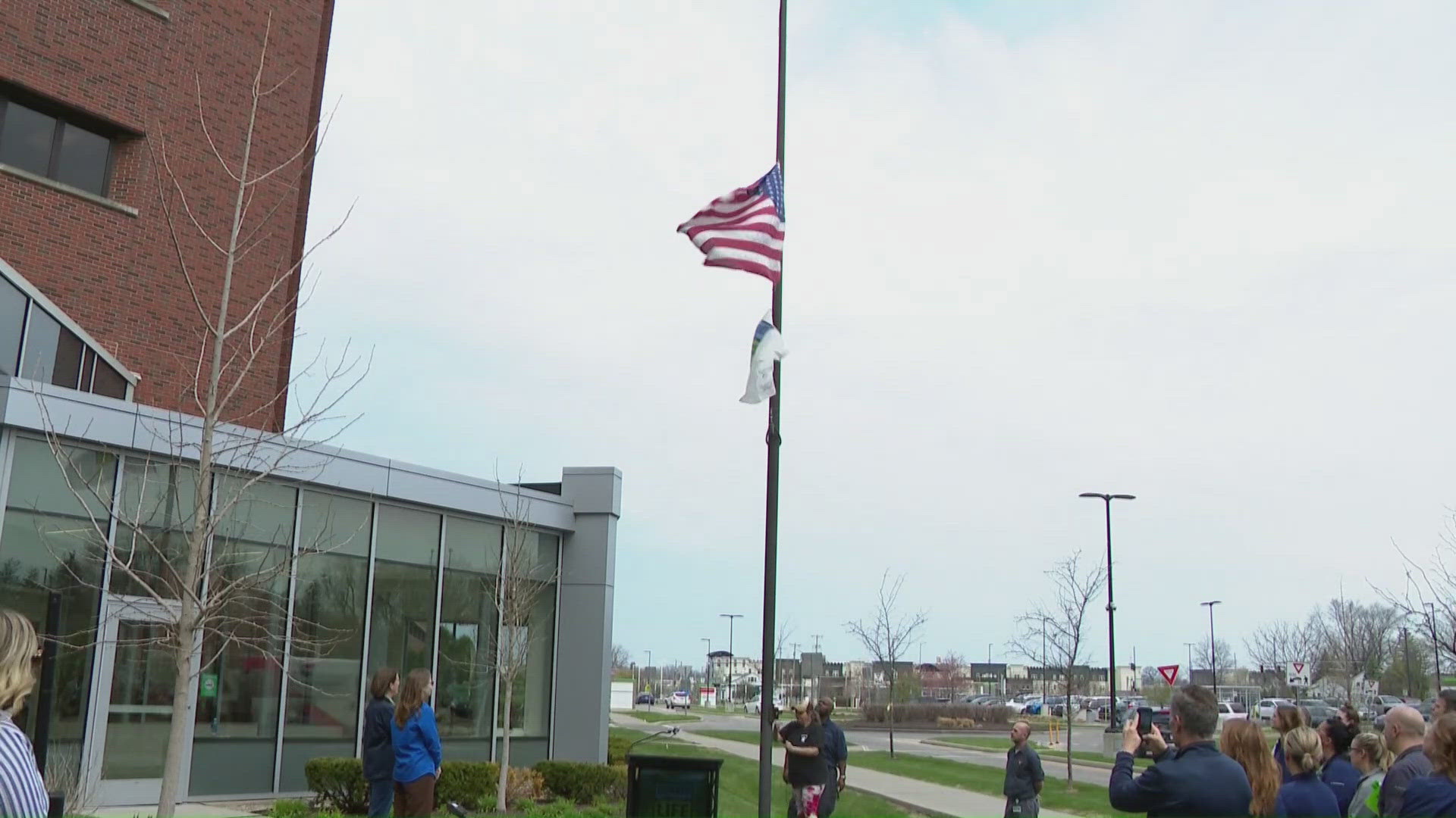 Flag-raising ceremony raises awareness for National Donate Life Month ...