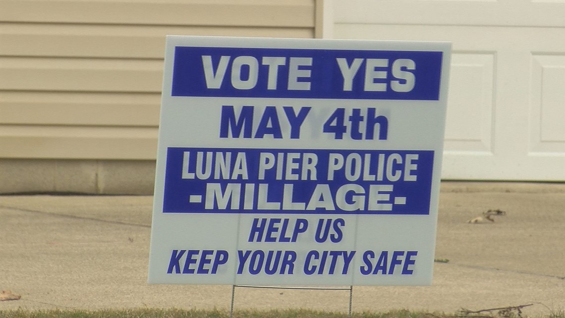 Luna Pier police chief pushes for passage of 1.9 mill levy