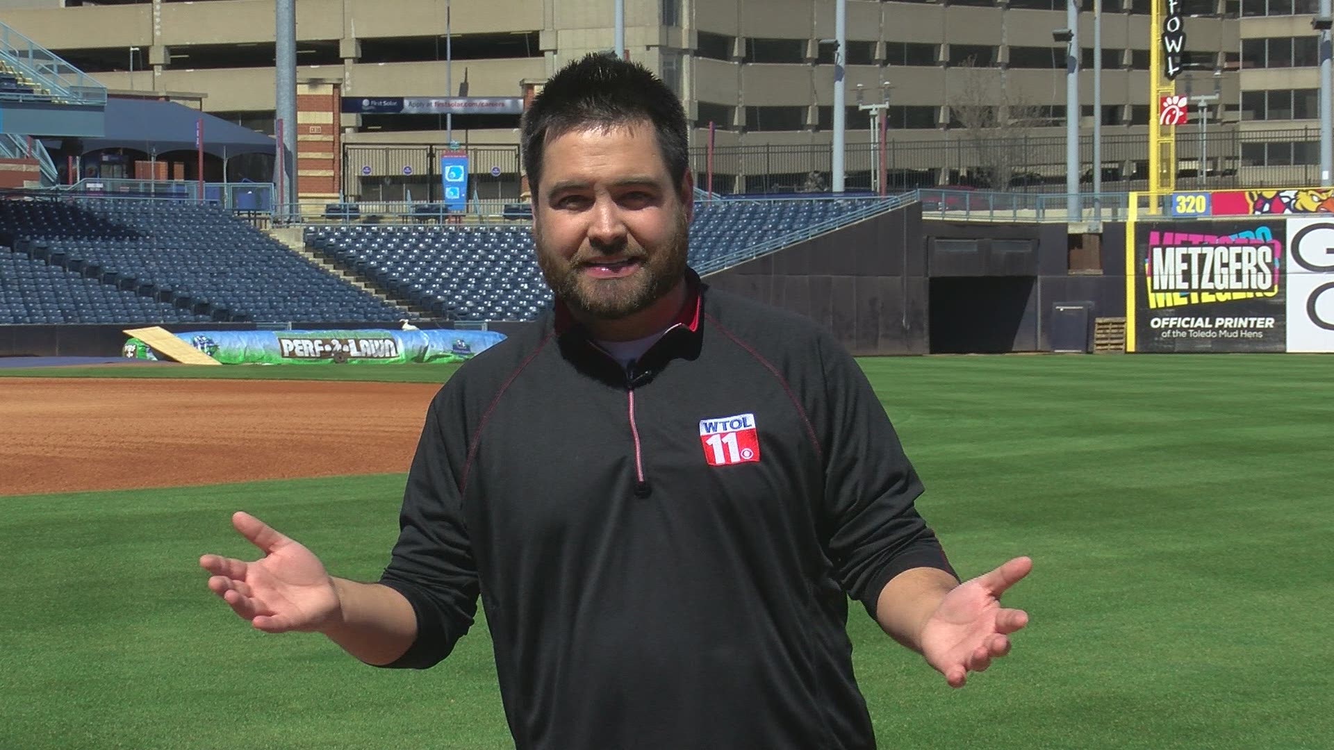 The grounds crew is working hard to get Fifth Third Field ready, but new Hens manager Tom Prince is still awaiting word on when he will be making his trip north.