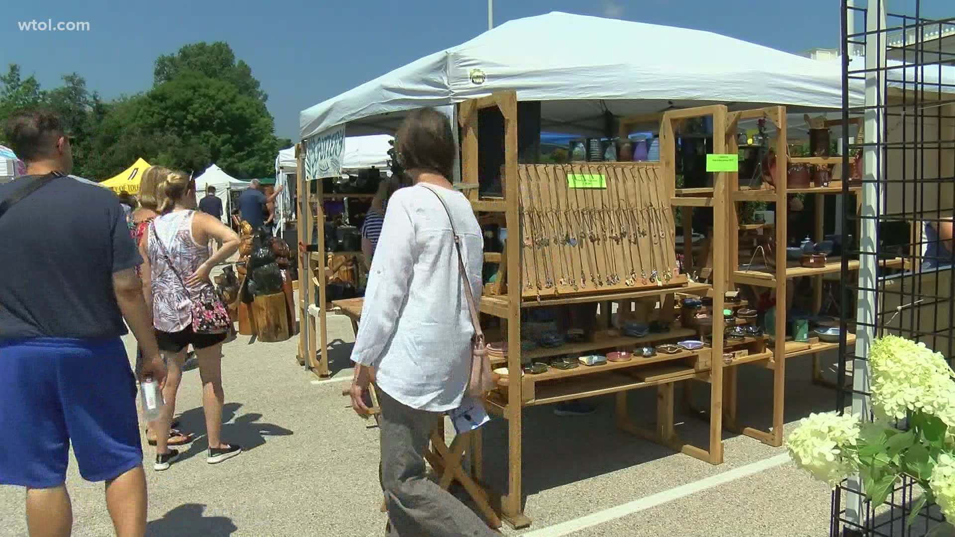 The arts and crafts show is back for its thirtieth year, after being canceled last year due to the pandemic.