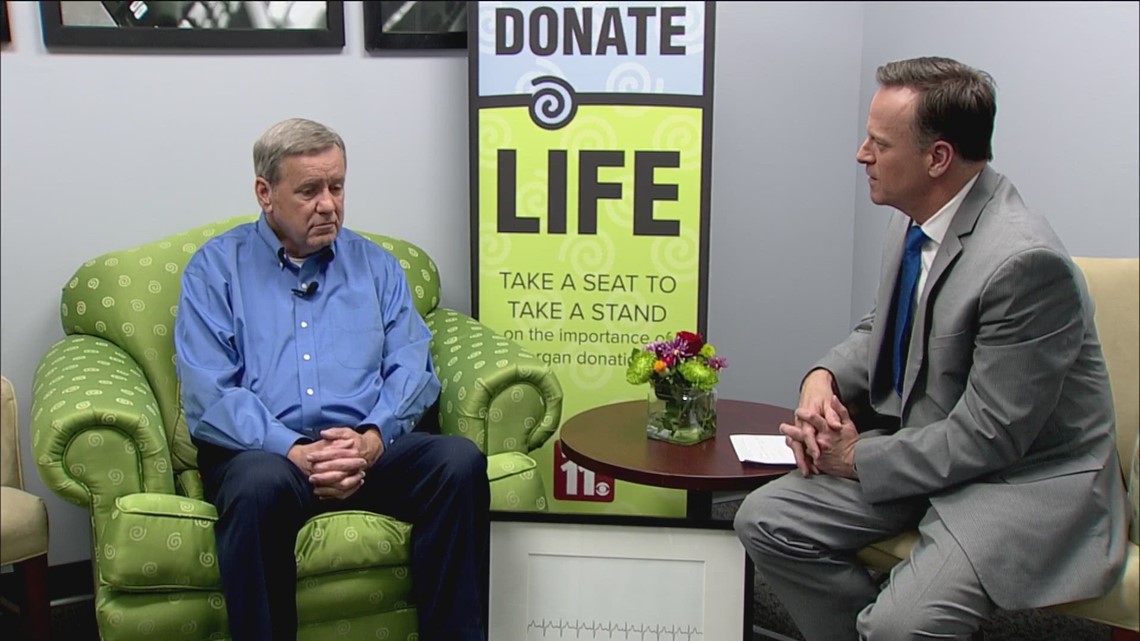Heart transplant recipient George Mullan | Donate Life Sit-in 2023
