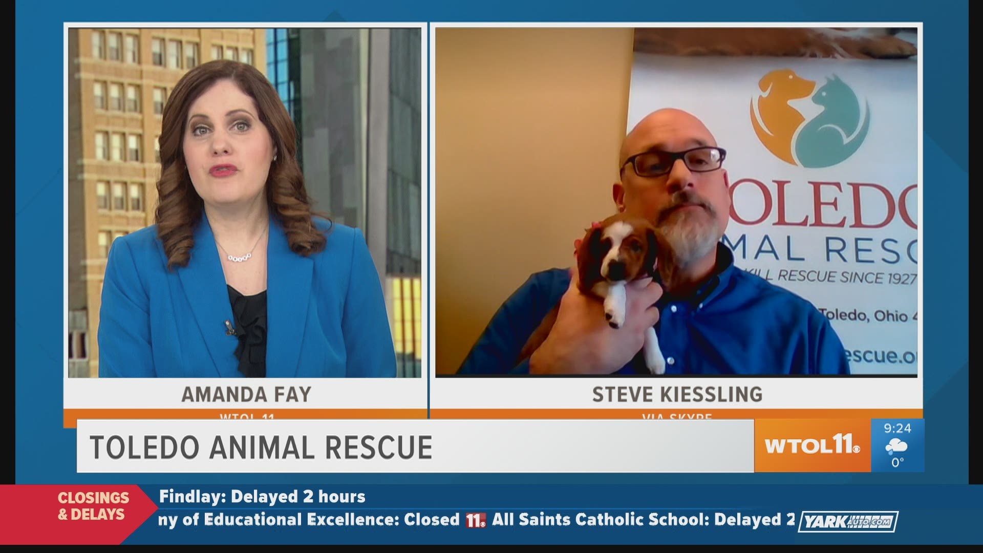 Steven Kiessling from Toledo Animal Rescue introduces us to a very special pup.
