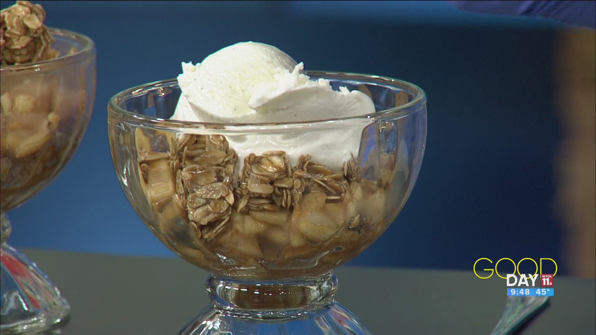 Reverend Thomas Bell of 'In the Kitchen with Rev' shows how to make apple crisp on the stove. 