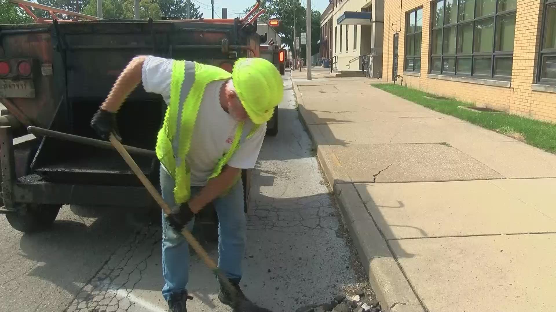 The city's plan to fill 50,000 potholes resulted in a much larger job.
