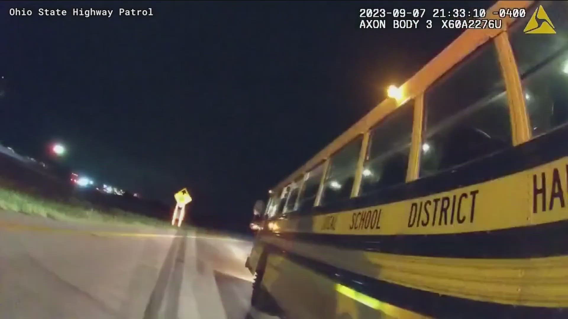 Aaron Hilt is facing 13 charges after he authorities say he struck an Arlington school bus transporting students.