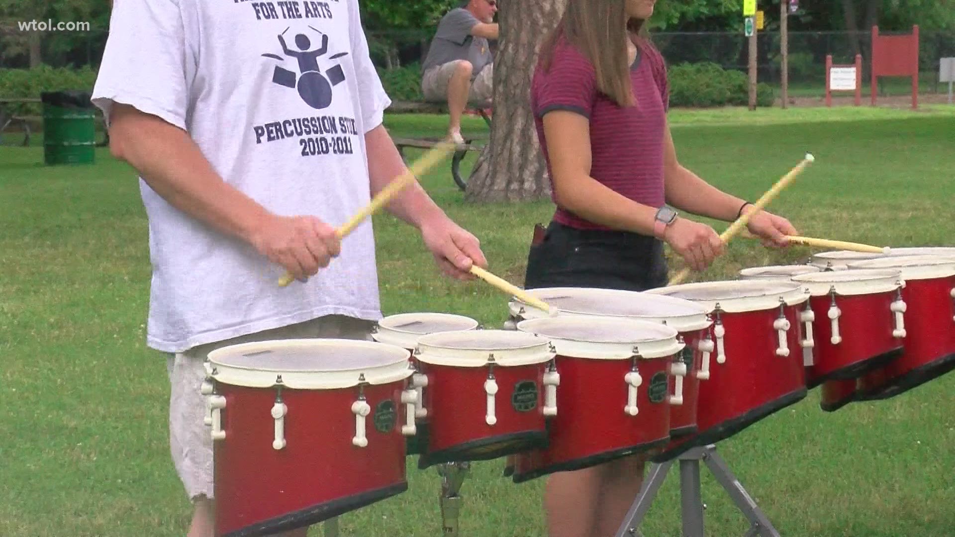 Thanks to a grant from the city of Toledo, instructors will be teaching kids of all ages to play the drums at each of the parks, all at the same time.