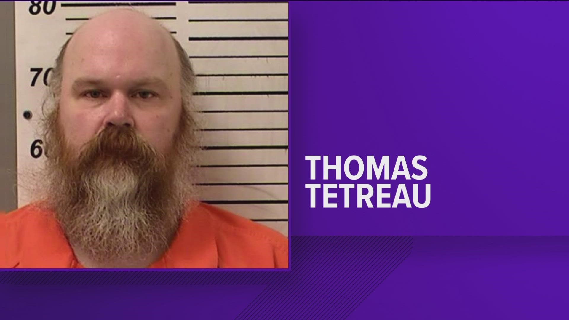 Thomas Tetreau pleaded guilty to two counts of received and distribution of child pornography.