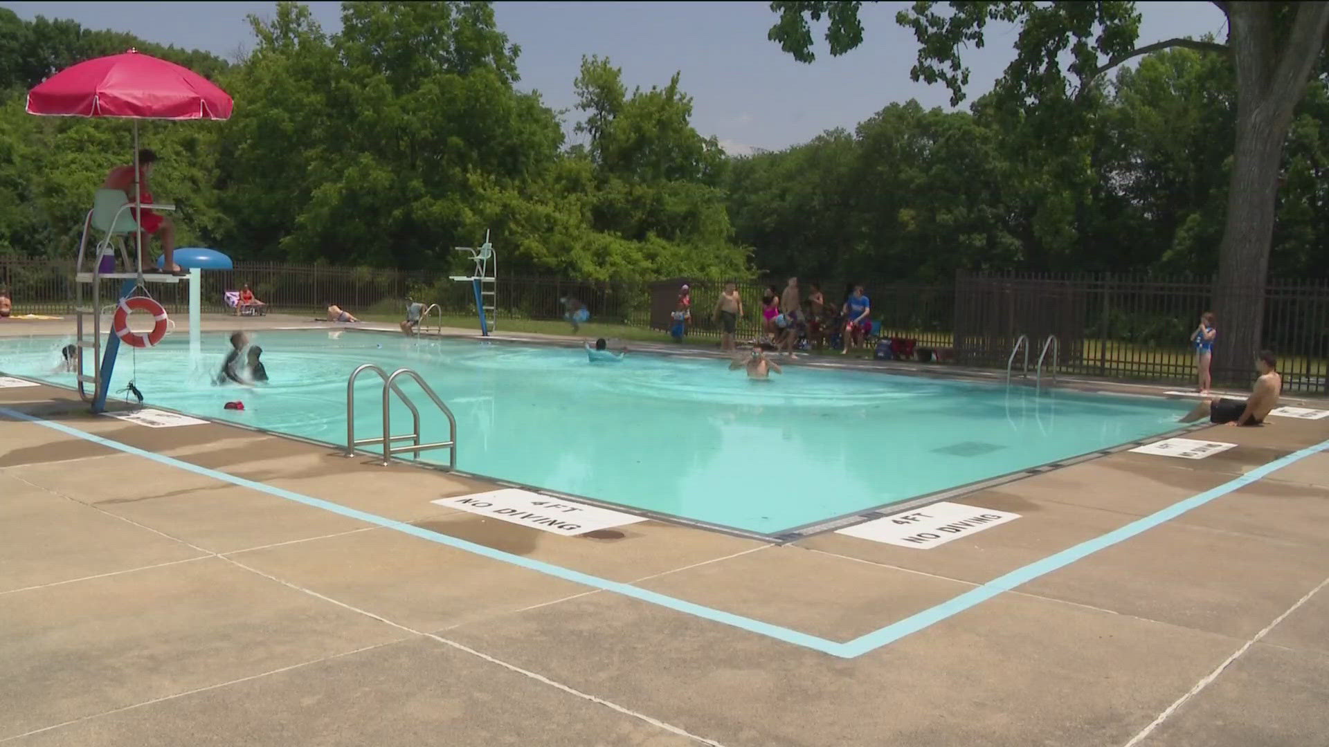 The city said the Roosevelt, Pickford and Navarre pools are currently closed.
