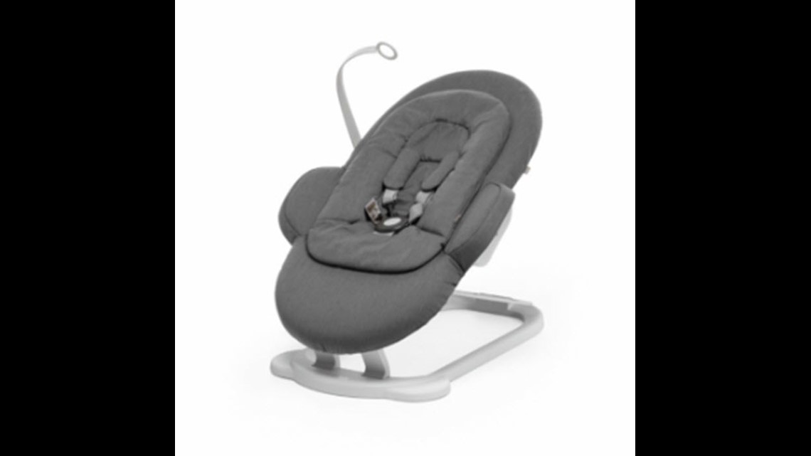 Infant bouncers recalled for fall hazard