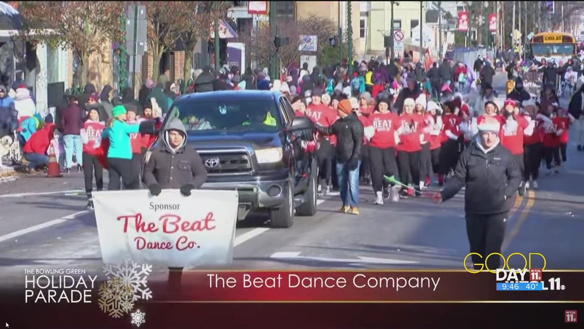 Mary Hinkelman and Shelly Ruehl talk the upcoming festivities with the Bowling Green Holiday Parade.