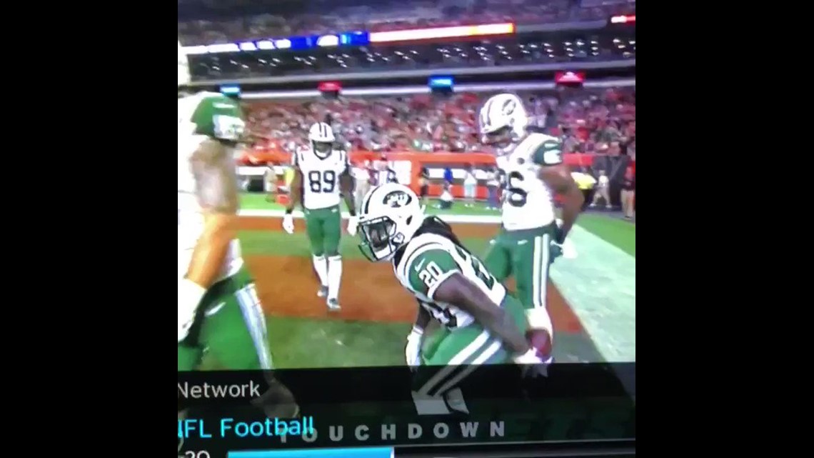 Isaiah Crowell's TD celebration sets Twitter off in NY Jets vs. Browns