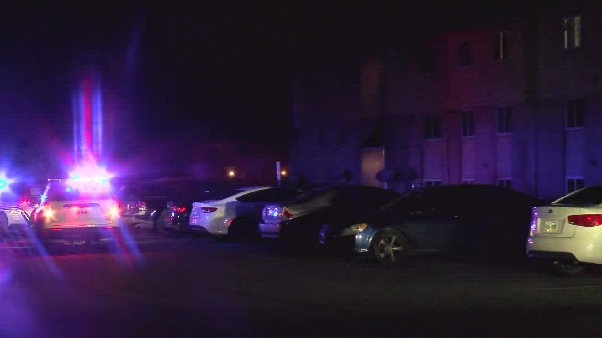 The shooting happened at Norwich Apartments just north of the Reynolds Road and Airport Highway intersection at about 10:30 p.m. Both victims are hospitalized.