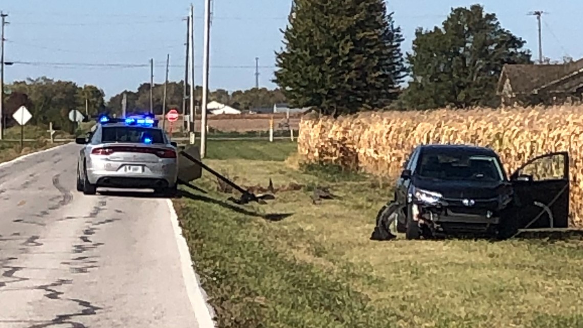 Power restored to Woodville residents after car crashes into utility ...