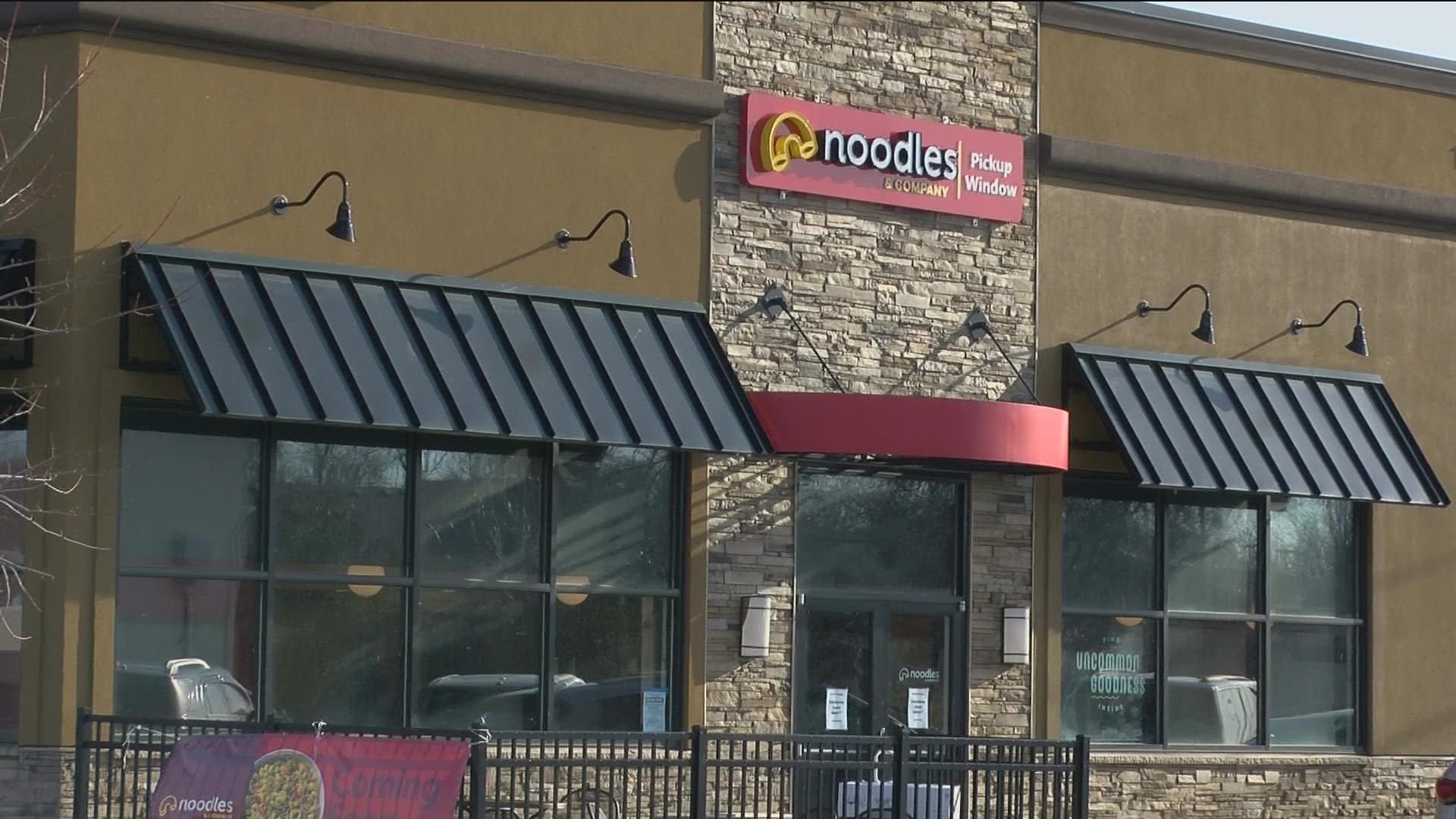 Noodles & Company is opening Jan. 3 near Target and Hobby Lobby at the former location of Moe's.