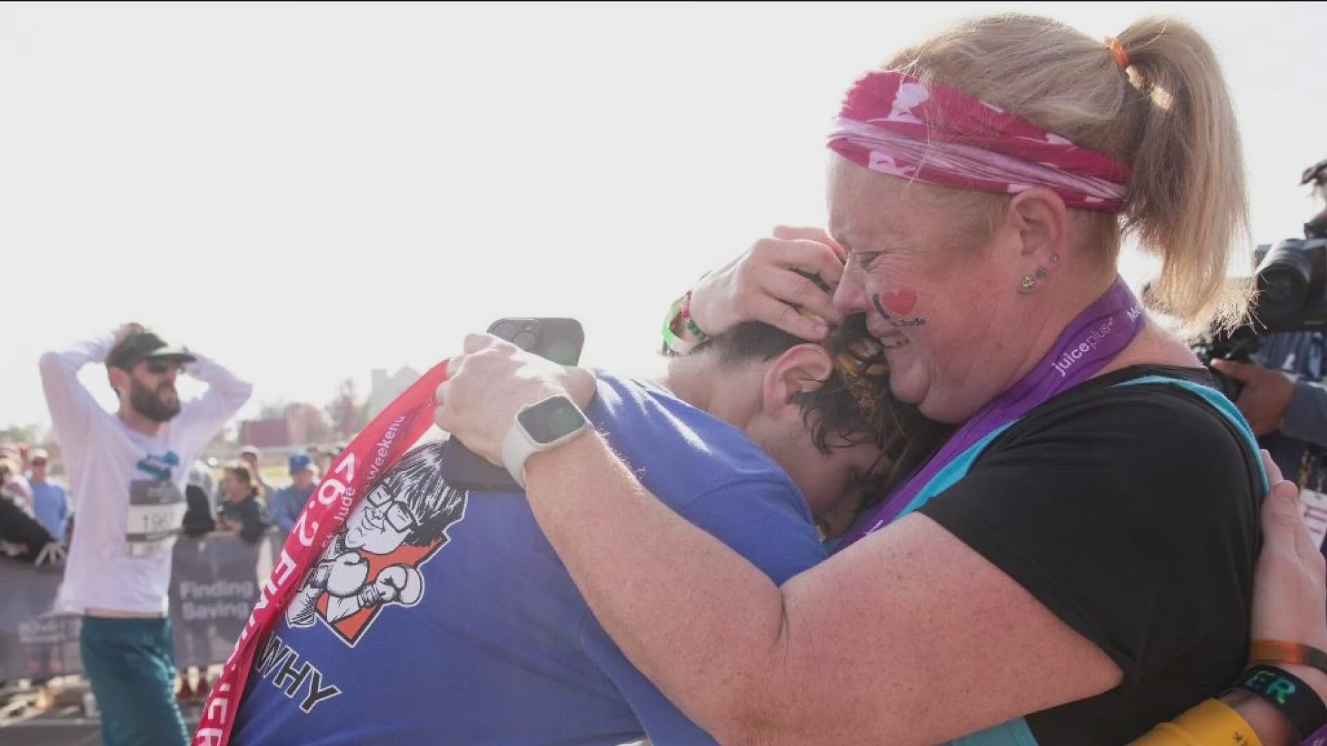 "I wanted to show the kids at the hospital that anything was possible and if you put your mind to it, you can achieve anything you want."