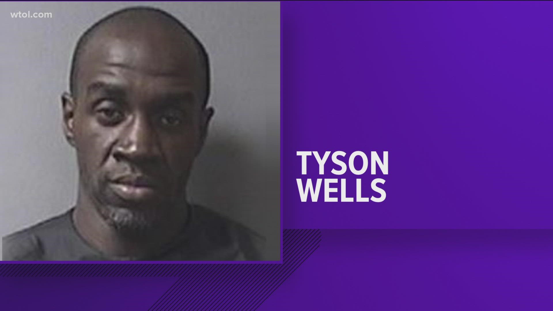 A resident told police 44-year-old Tyson Wells tried to enter their home and shot into it.