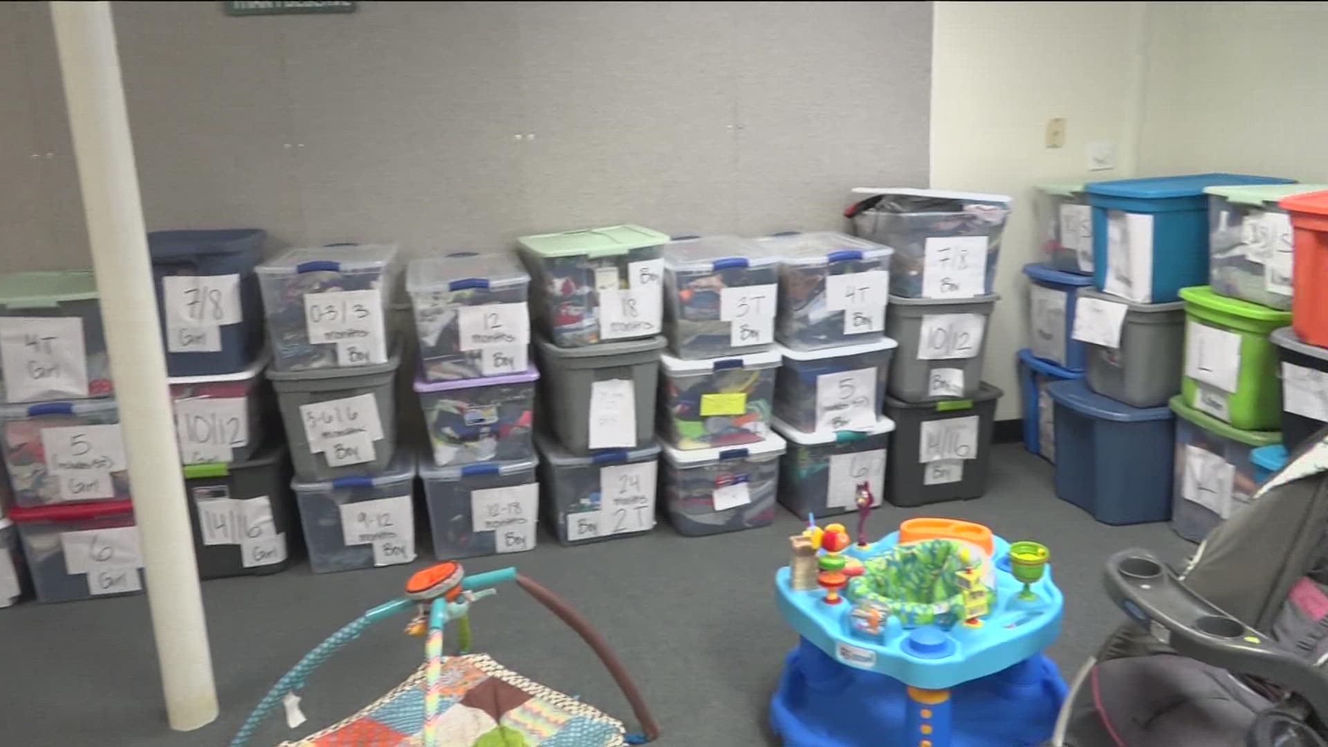 Alicia's Closet Northwest Ohio helps foster families with clothes, toys and other supplies.