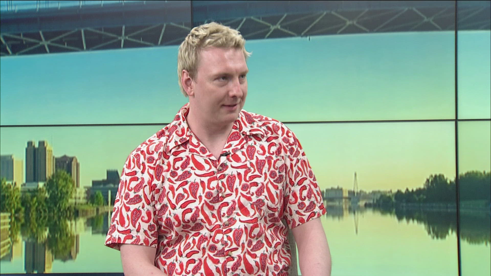 English comedian Joe Lycett is visiting 18 places named after his hometown. For the past week he's been on Toledo's east side. Cheers!