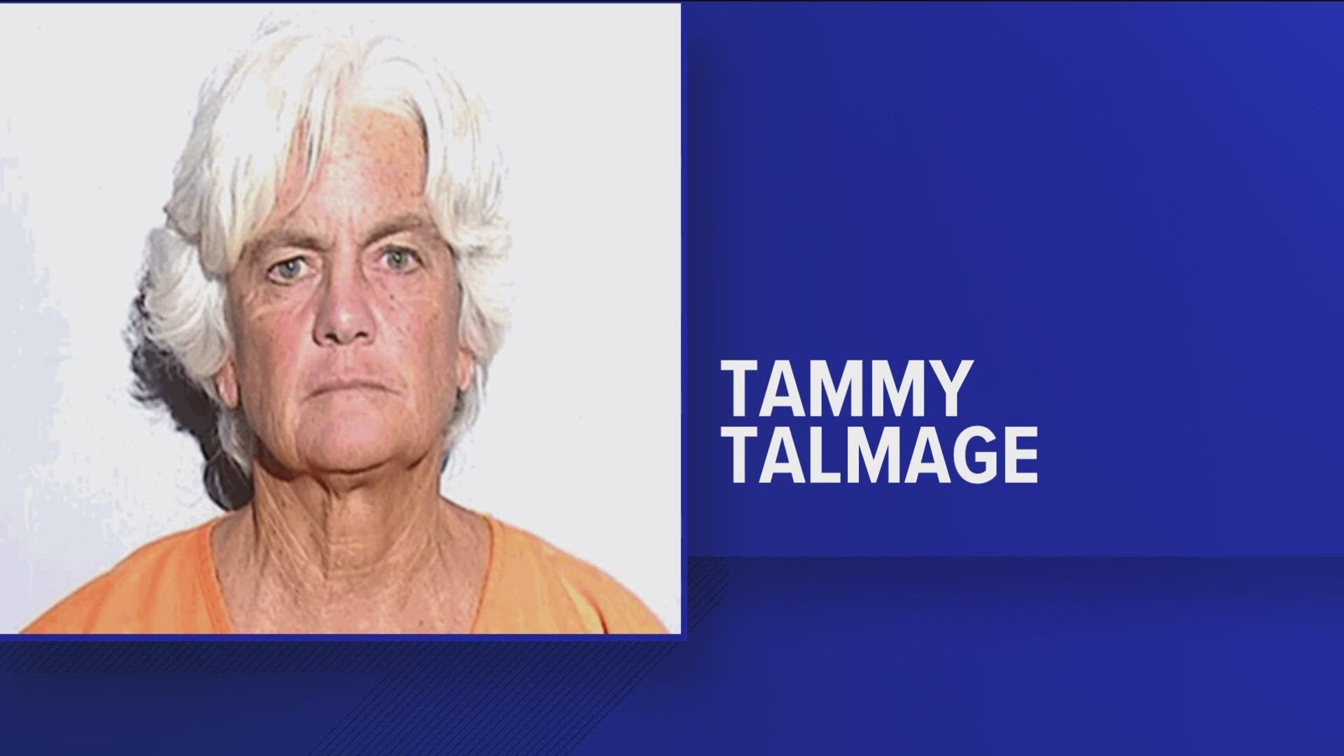 According to a police report, Tammy Talmage is accused of strangling a woman she lives with in their home in Sylvania Saturday night.