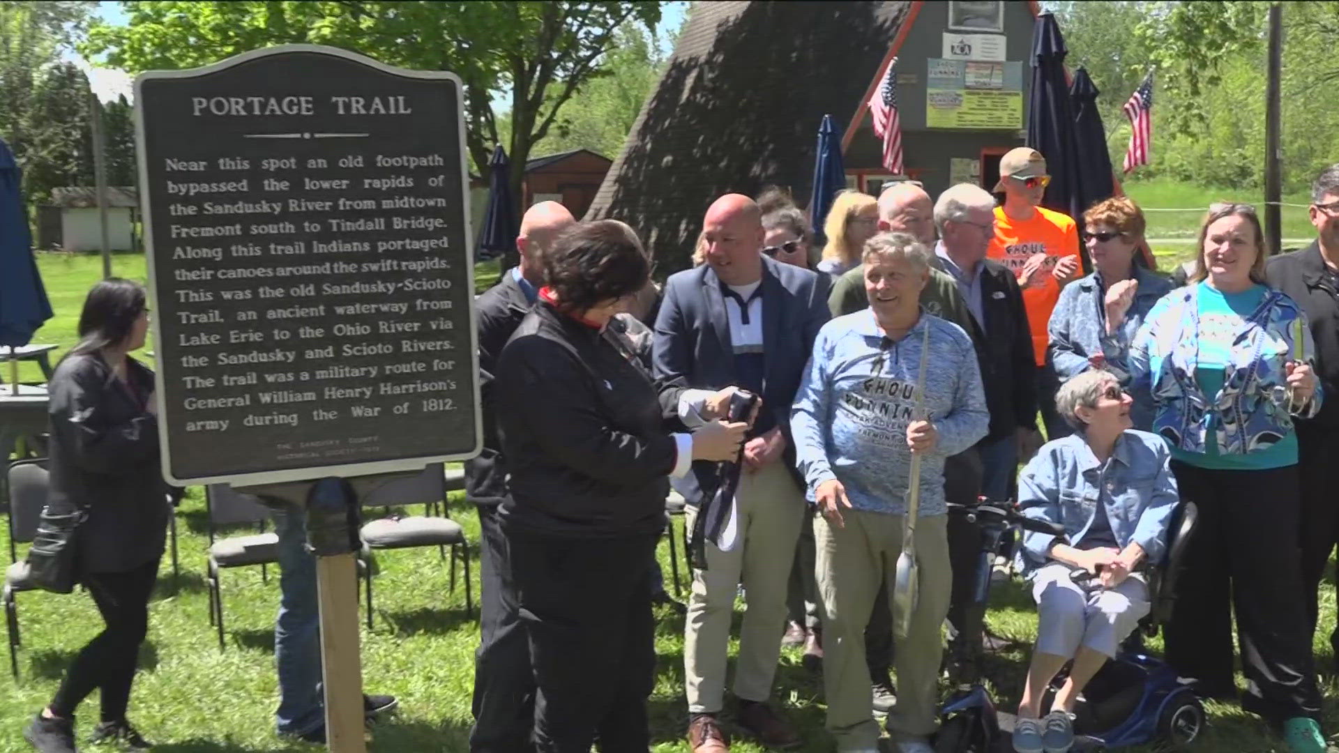 An area of northwest Ohio history was recognized over 50 years ago with a historical marker. It was later lost and forgotten until it was found by a local couple.