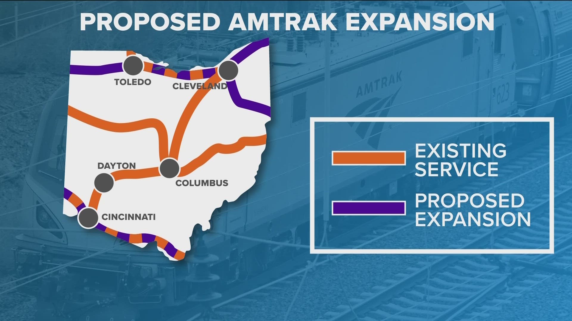 New Ohio train opportunities are on the horizon thanks to a 500K grant for new Amtrak rail surveys