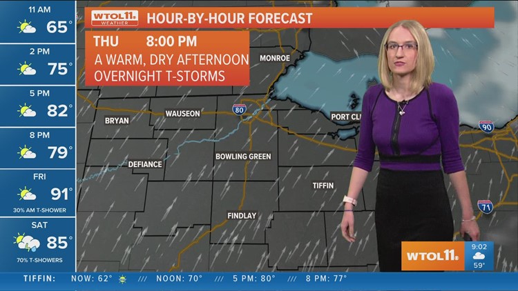 High of 83 expected Thursday ahead of Friday's heat | WTOL 11 Weather - May 19