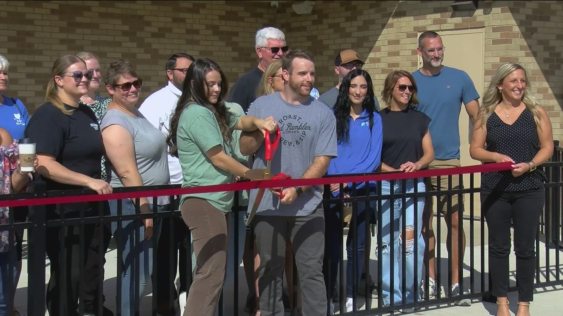 Red Rambler Coffees in Wauseon shut down after 20 years in business in July. An area couple then bought the business and cut the ribbon on its reopening on Friday.