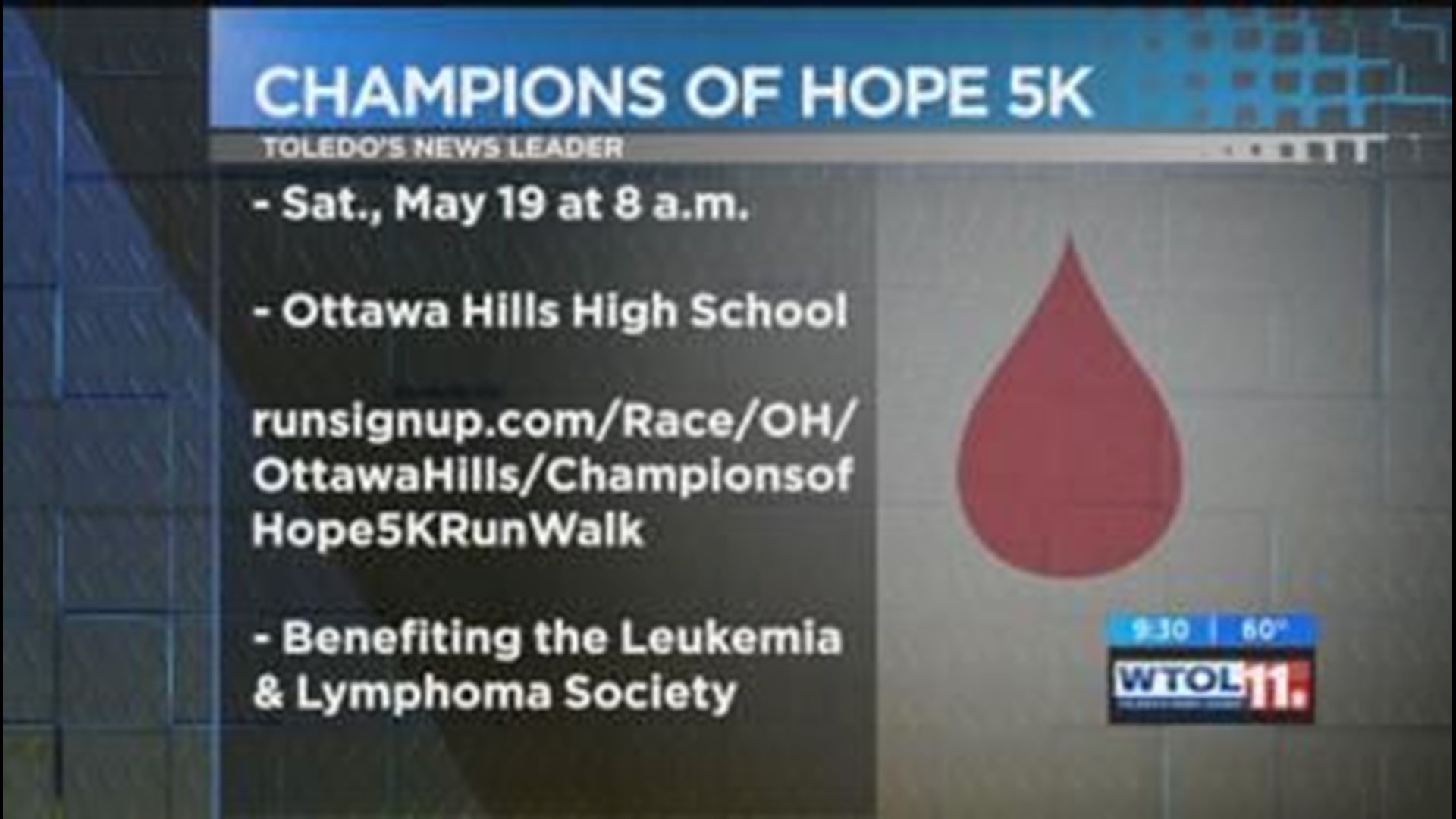 Participate in Champions of Hope 5K this weekend to benefit LLS