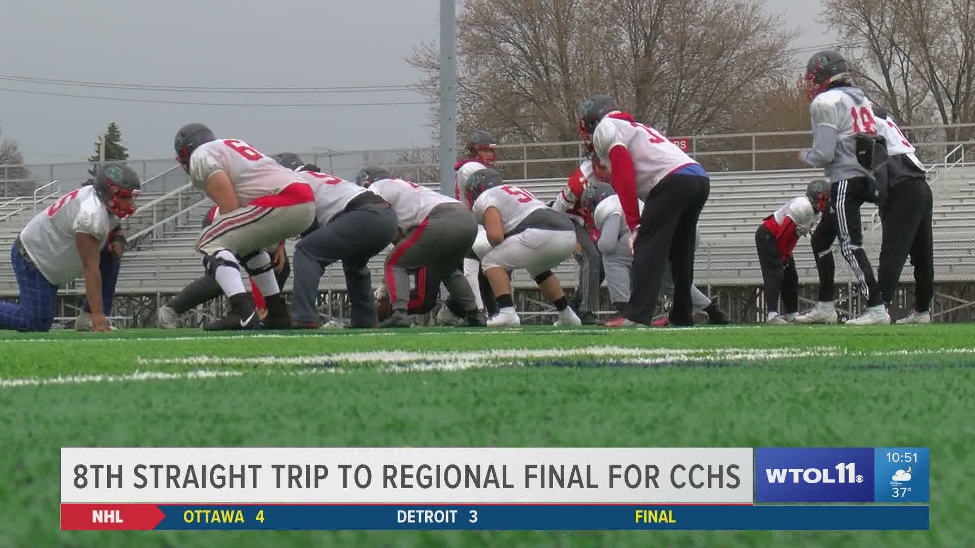 This will be the eighth consecutive year that Central Catholic will be playing in the regional finals.